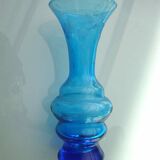 Ancient vase in engraved glass