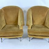 Isa Bergamo, armchairs, Italy 1950s