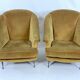 Paire de fauteuils, Isa Bergamo,  Italie des années 1950