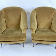 Isa Bergamo, armchairs, Italy 1950s