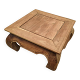 "Opium" coffee table in carved solid wood - Chic Ethnic Style