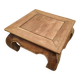 Table basse "Opium" en bois massif sculpté - Style Ethnique Chic