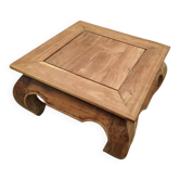"Opium" coffee table in carved solid wood - Chic Ethnic Style