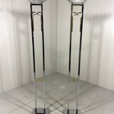 Arte Lumen floor lamps chrome & brass 1970’s, set of 2