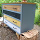 Commode type scandinave sunshine pied compas
