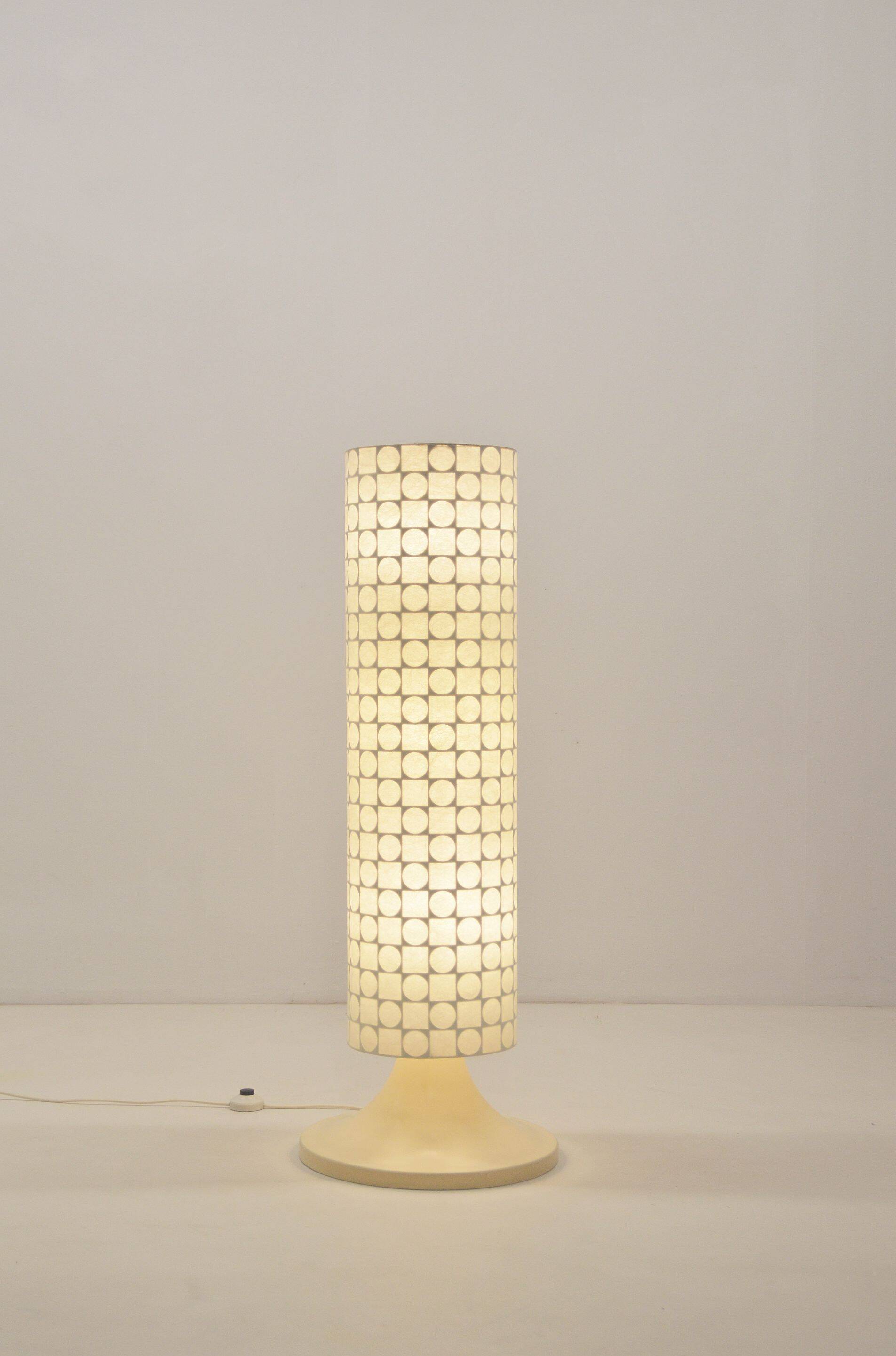 Cocoon floor lamp in Space Age style by Goldkant Leuchten, 70s