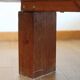 Brutalist coffee table in solid oak