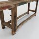 Industrial Oak Workbench with Exceptional Patina, Belgium ca. 1850