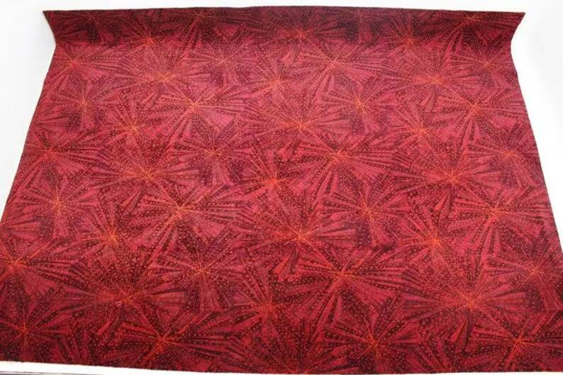 Stunning Huge Geometric Carpet by A. Ambrossová, 1967