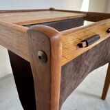 Vintage magazine side table