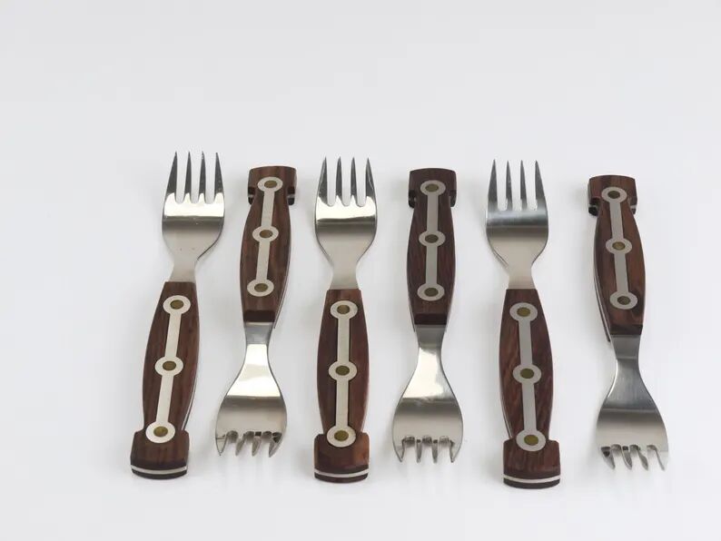 Unused Boxed Amboss 1050 Flatware, 32 Pieces / 6 Persons, Austria, 1950s