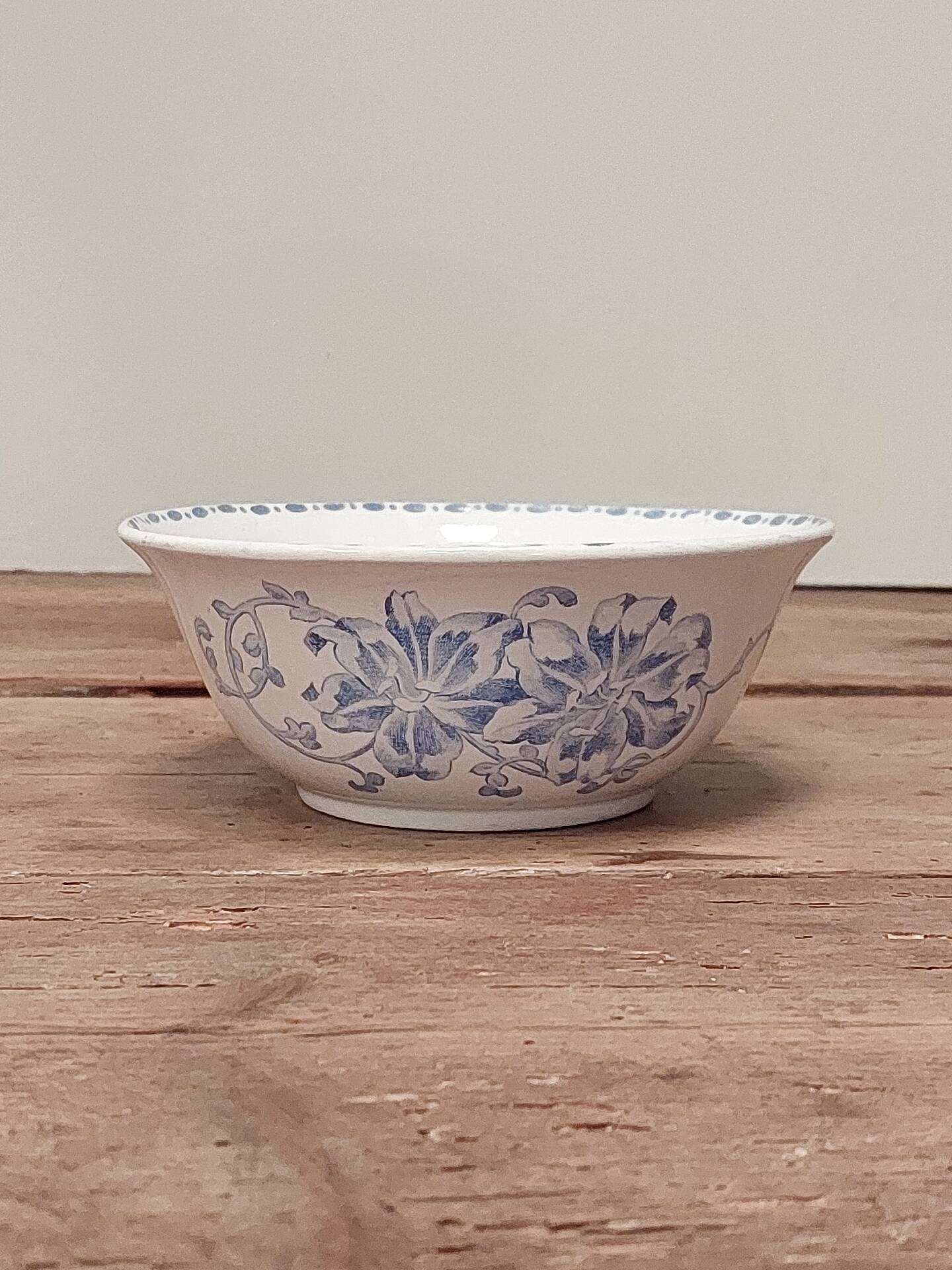 Old bowl in ironstone - Longwy Factory
