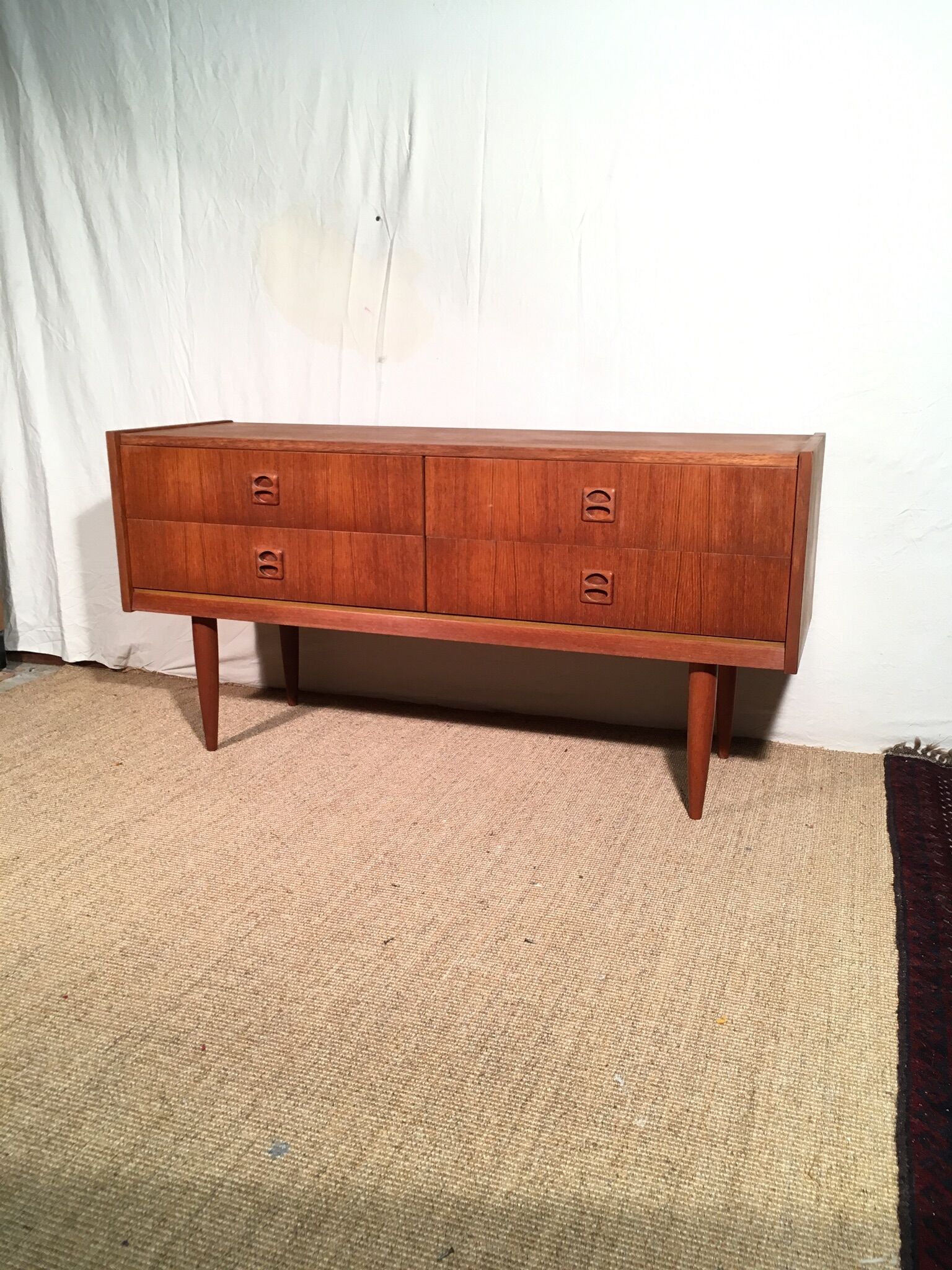 Scandinavian row 1960s teak