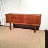 Scandinavian row 1960s teak
