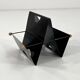 Folded metal magazine rack, 1980