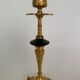 Pair of candlesticks Napoleon III in bronze cloisonné XIXth Barbedienne