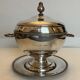 Silver metal ice bucket