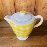 Old yellow teapot tablecloth