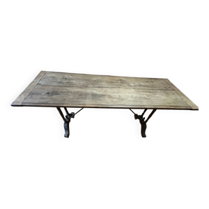 table bistrot bois et