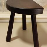 Solid wood tripod stool