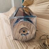 Crome and bakelite lamp