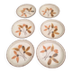 6 Assiettes vintage 70's Gien