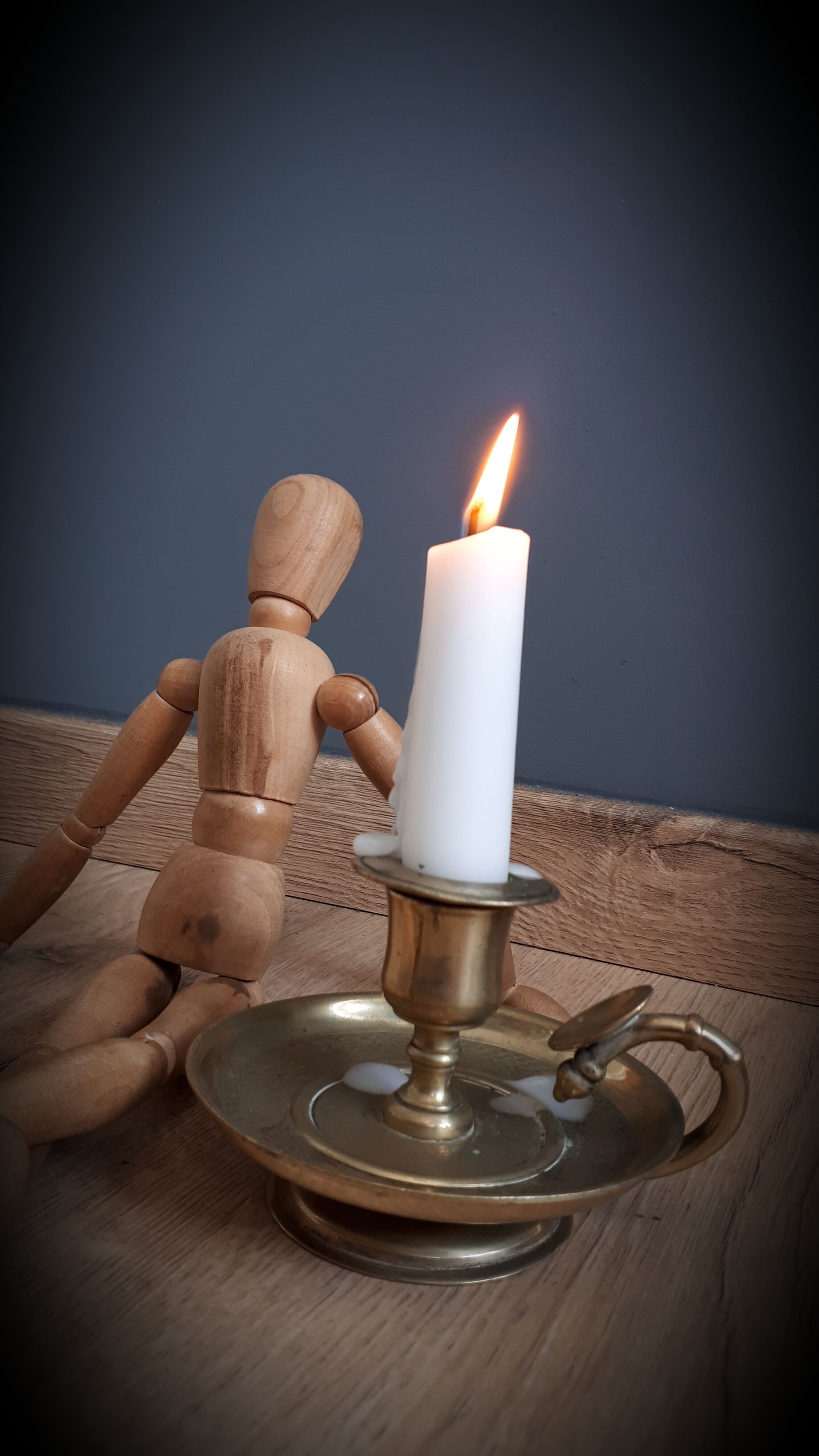 Brass candlestick