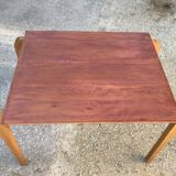 Art Deco sycamore game table