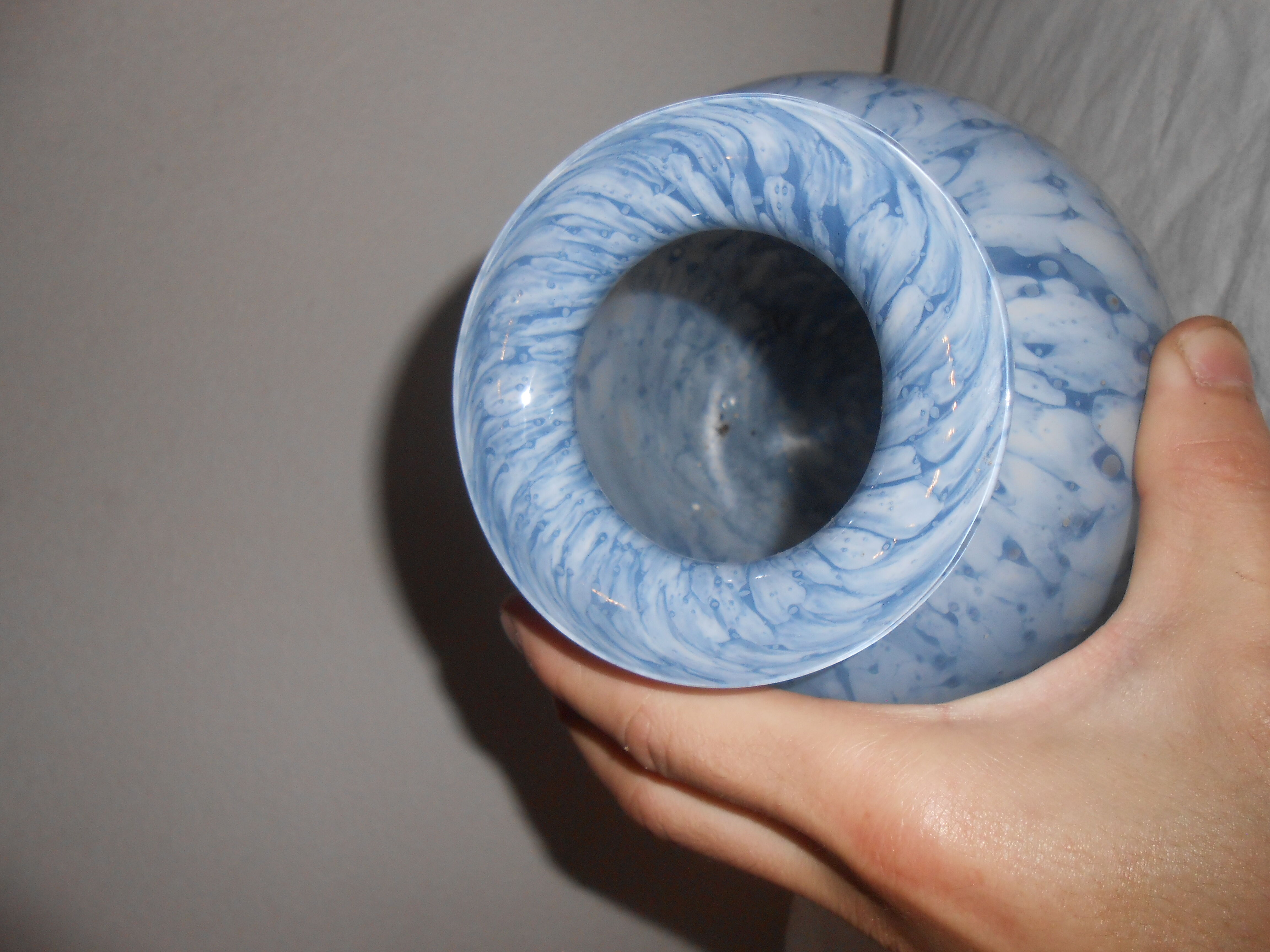 Vase boule en verre Murano