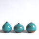 Trio of green miniature ceramics Antonio Lampecco