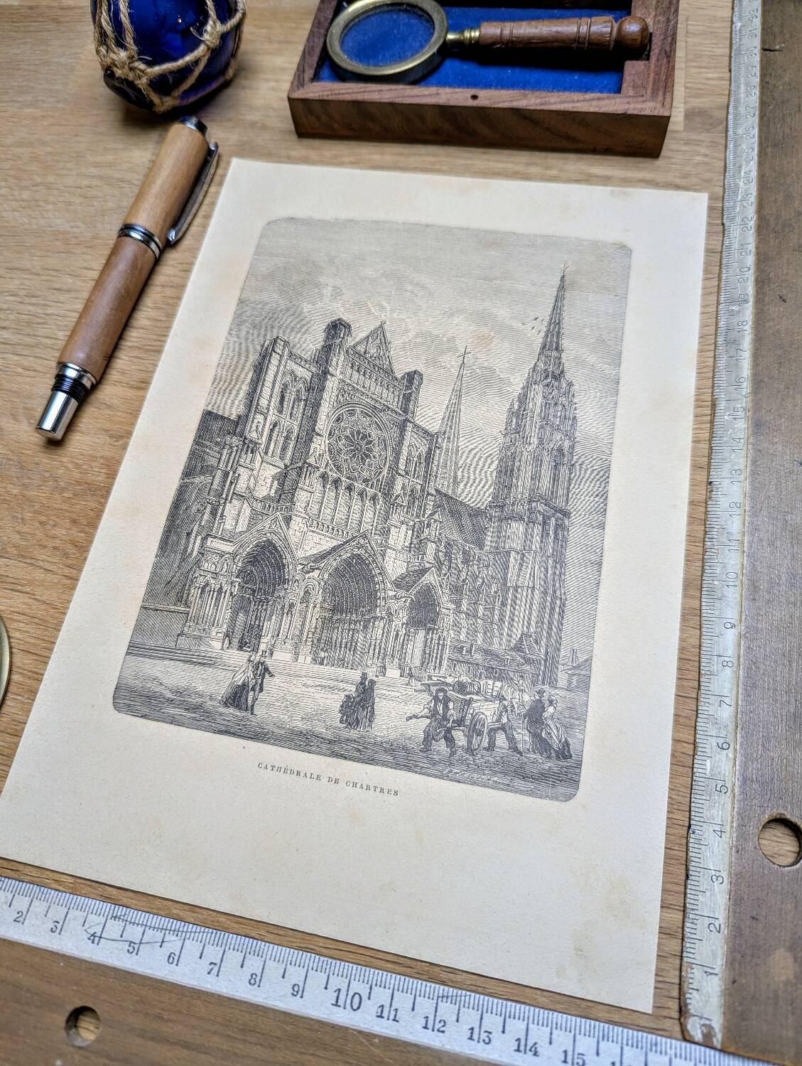 Notre-Dame de Chartres, an original printed in 1895.