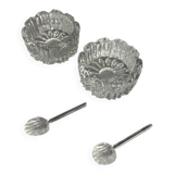 Crystal salt and pepper shakers