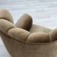 1960s, Danish relax armchair, dark green furniture velour, ash wood.
