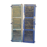 Paire de volets persiennes en bois
