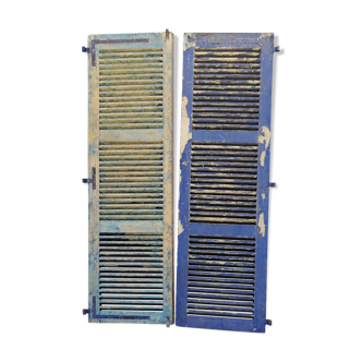 Pair of wooden shutters