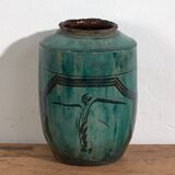 Antique green jade vase (circa 1820) #29