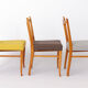 Set of 4 Vintage Beech Dining Chairs, 1950s Mid Century Modern, Germany