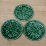 Sarreguemines ceramic bottle coaster