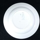 Round art deco faience dish of st amand no digoin