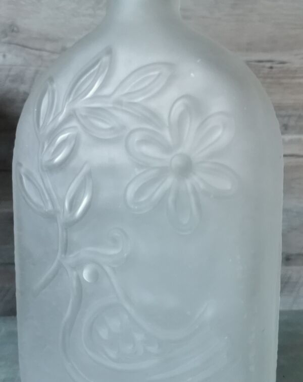 Bouteille verre pressé Wayne Husted Stelvia