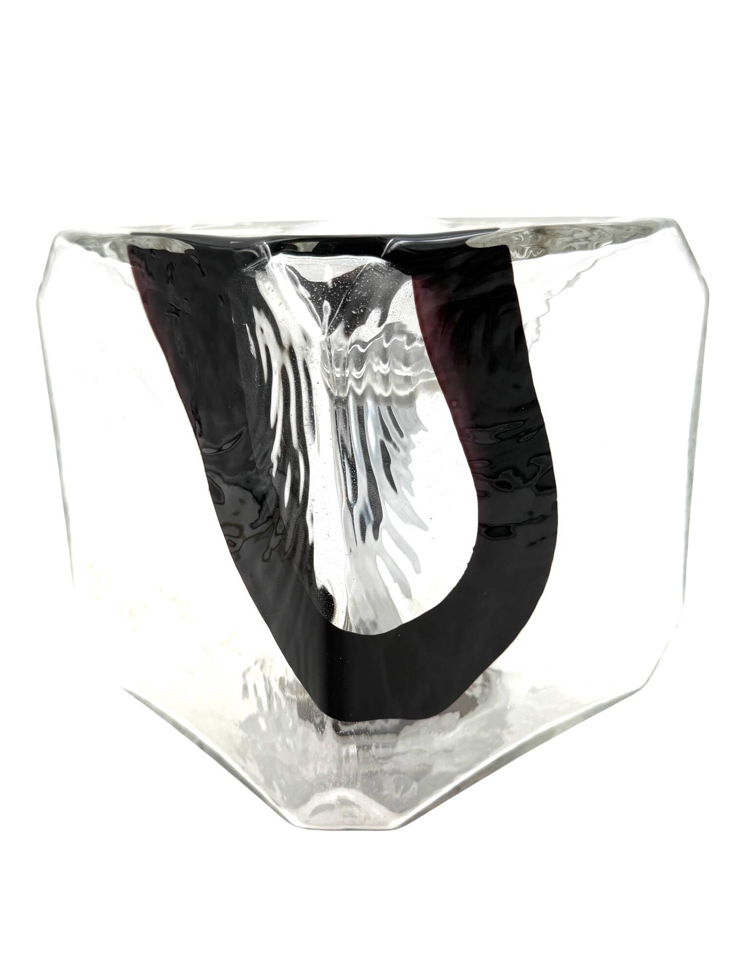 Fratelli Toso, Pair of Murano blown glass lamps, F.lli Toso, Murano Italy 1970s