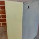 Sheet metal bathroom cabinet with mirror