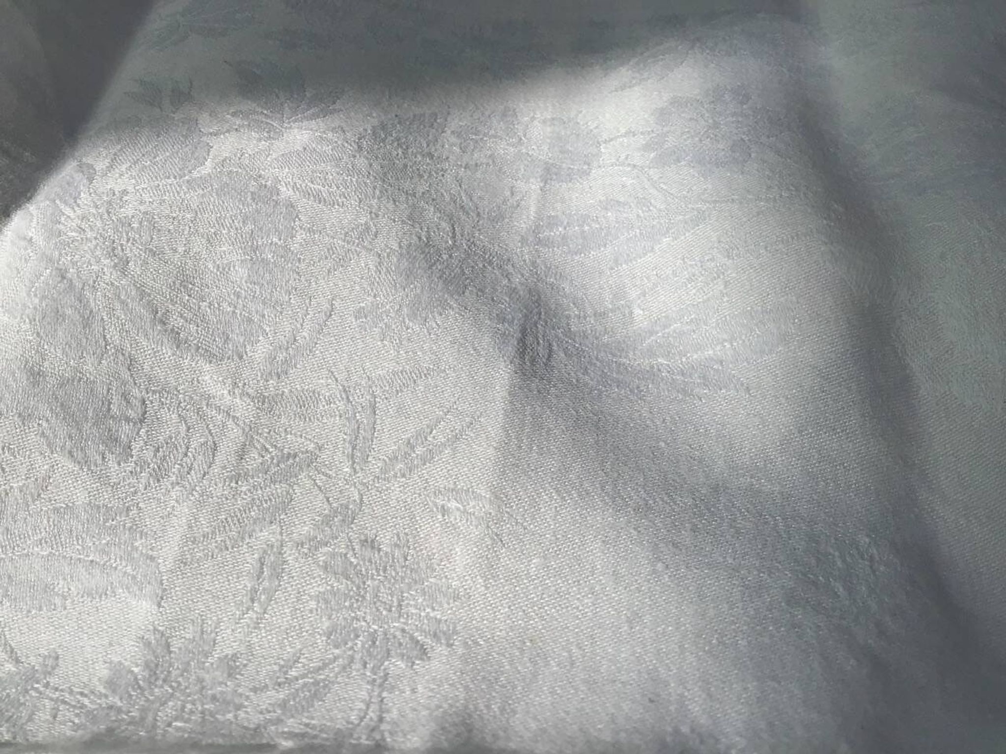 Set of 12 19th century white napkins marked “BL”