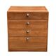 Commode vintage bois brut massif 1950