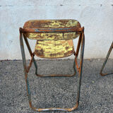 4 chaises bienaise pliantes