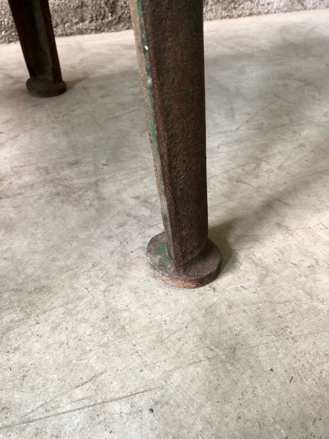 Old industrial table