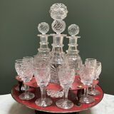 Carousel liqueur service - late 19th century