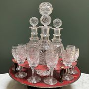 Service de liqueur en carrousel - fin du 19e siècle
