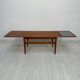 1960s vintage Danish mid-century extendable teak coffee table by Trioh Møbler
