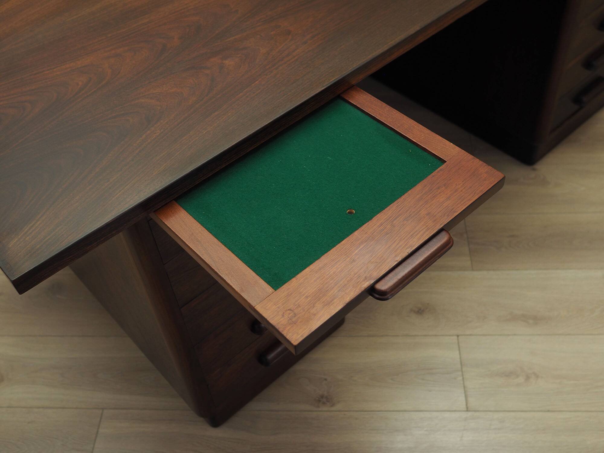 Walnut desk, Danish design, 1960s, production: Denmark